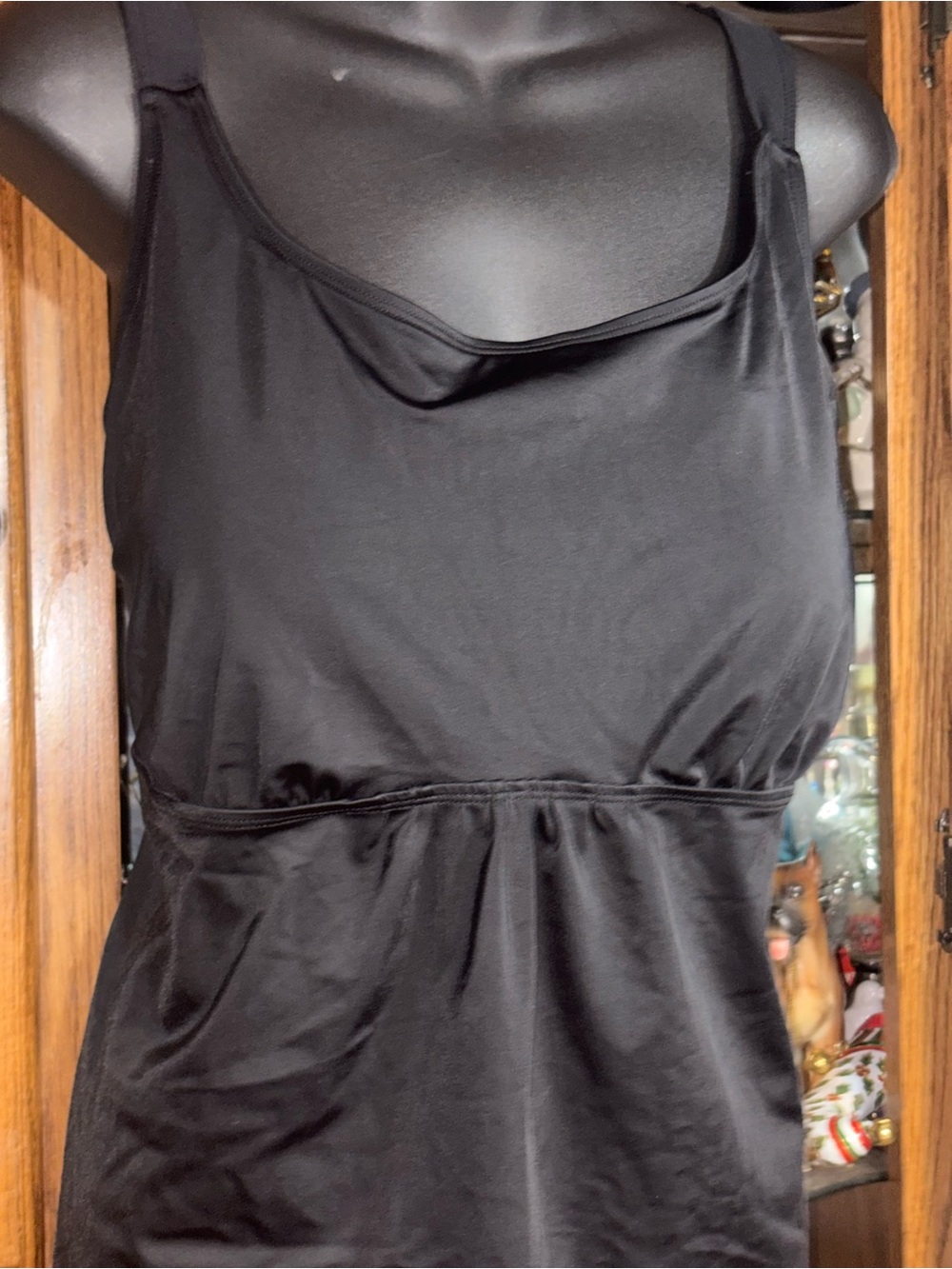 Swimsuits for All Lightweight Scoop Neck Blouson Tankini Top 20 - Picture 4 of 8